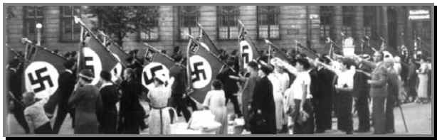 Nazi march in Berlin in 1935