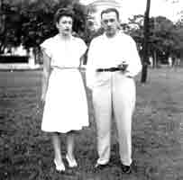 Lisa and Hans Fittko in Havana after the war