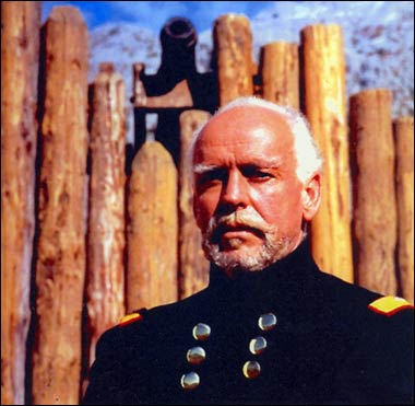 Charles Fawcett as General Taylor in Old Shatterhand (1964)